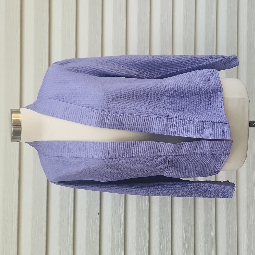 Eileen Fisher Quilted Silk Habutai Jacket